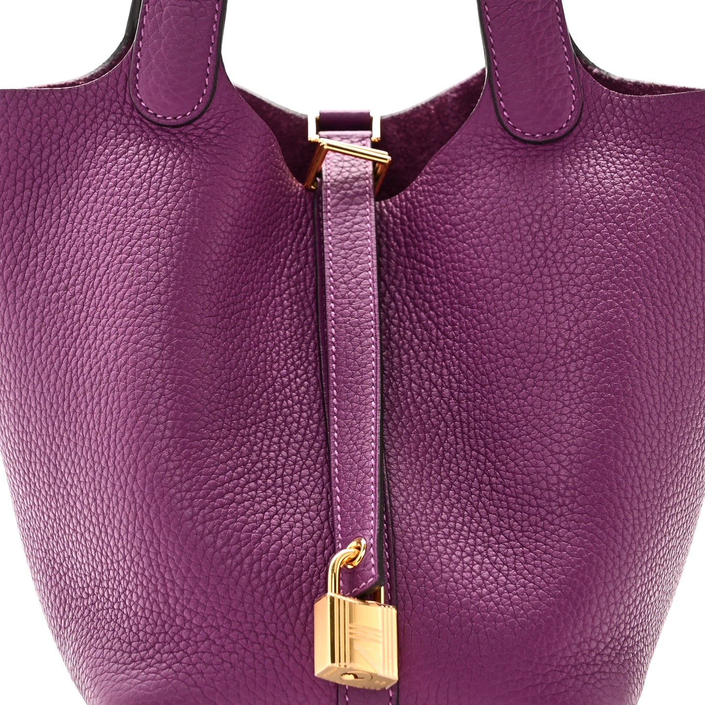 Taurillon Clemence Picotin Lock 18 PM Anemone