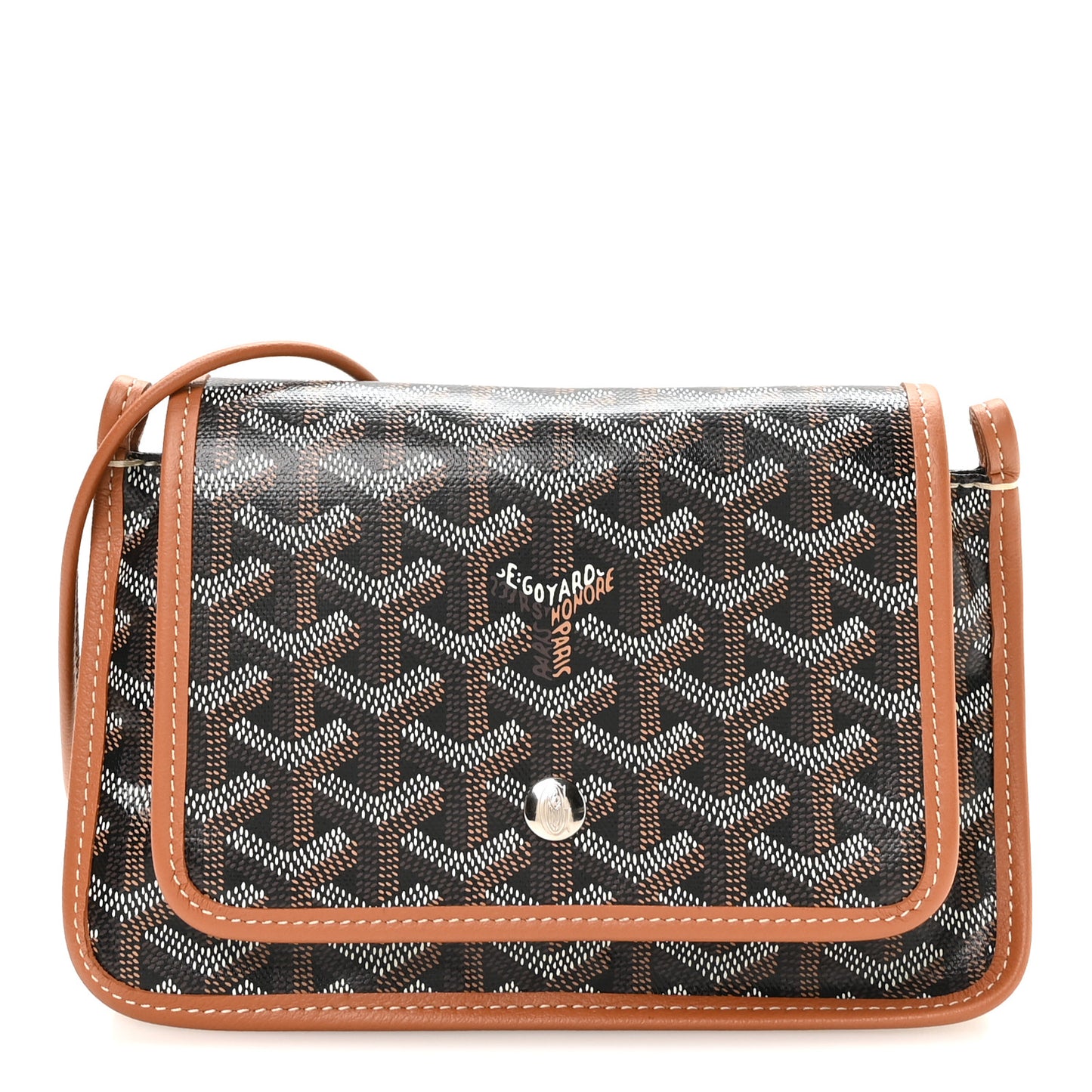 Goyardine Plumet Wallet Clutch Black Gold