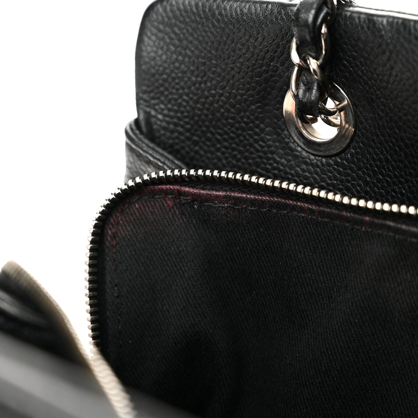 Caviar Quilted Timeless CC Soft Tote Black