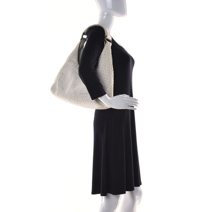 Bottega Veneta Nappa Intrecciato Ball Hobo White 2 of 16