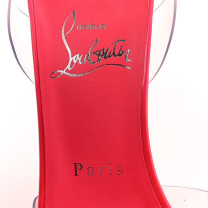 Christian Louboutin PVC Specchio Spikoo 100 Pumps 38.5 Version Fluo Pink 5 of 8