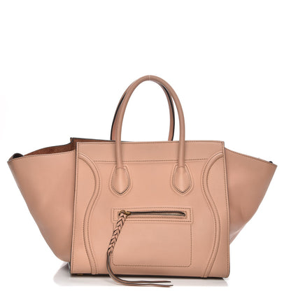 Celine Supple Calfskin Medium Phantom Luggage Flesh 1 of 7