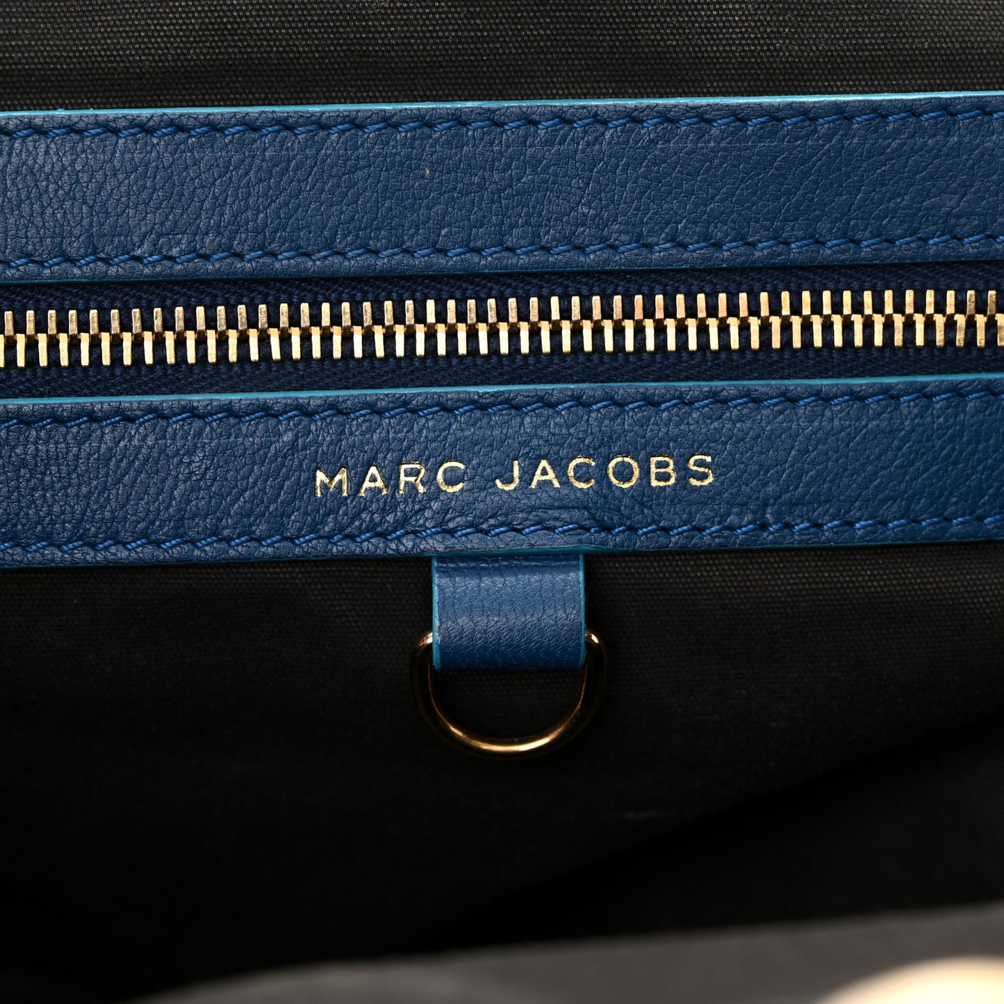 Calfskin Quilted Studded Stam Blue