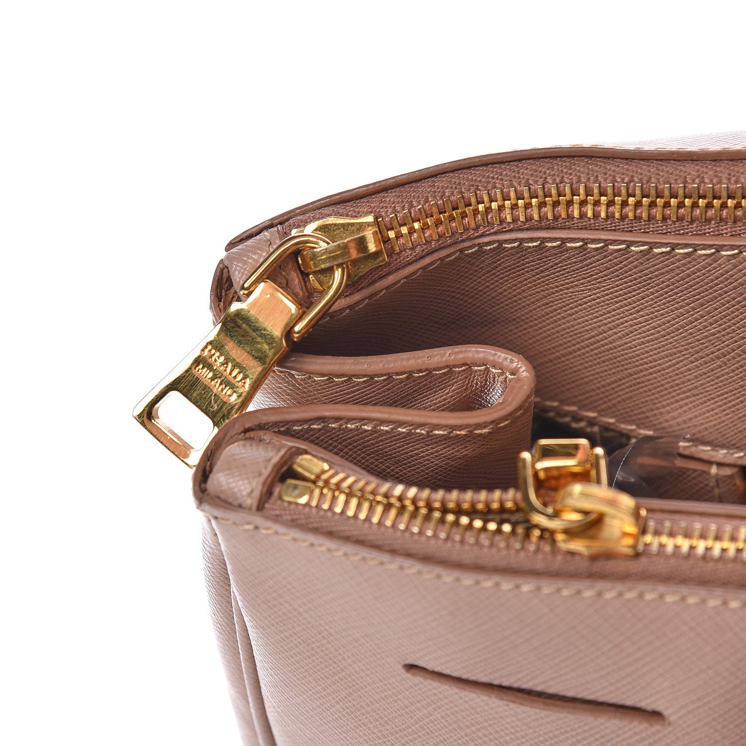 Prada Saffiano Lux Extra Large Galleria Double Zip Tote Cammeo 11 of 20