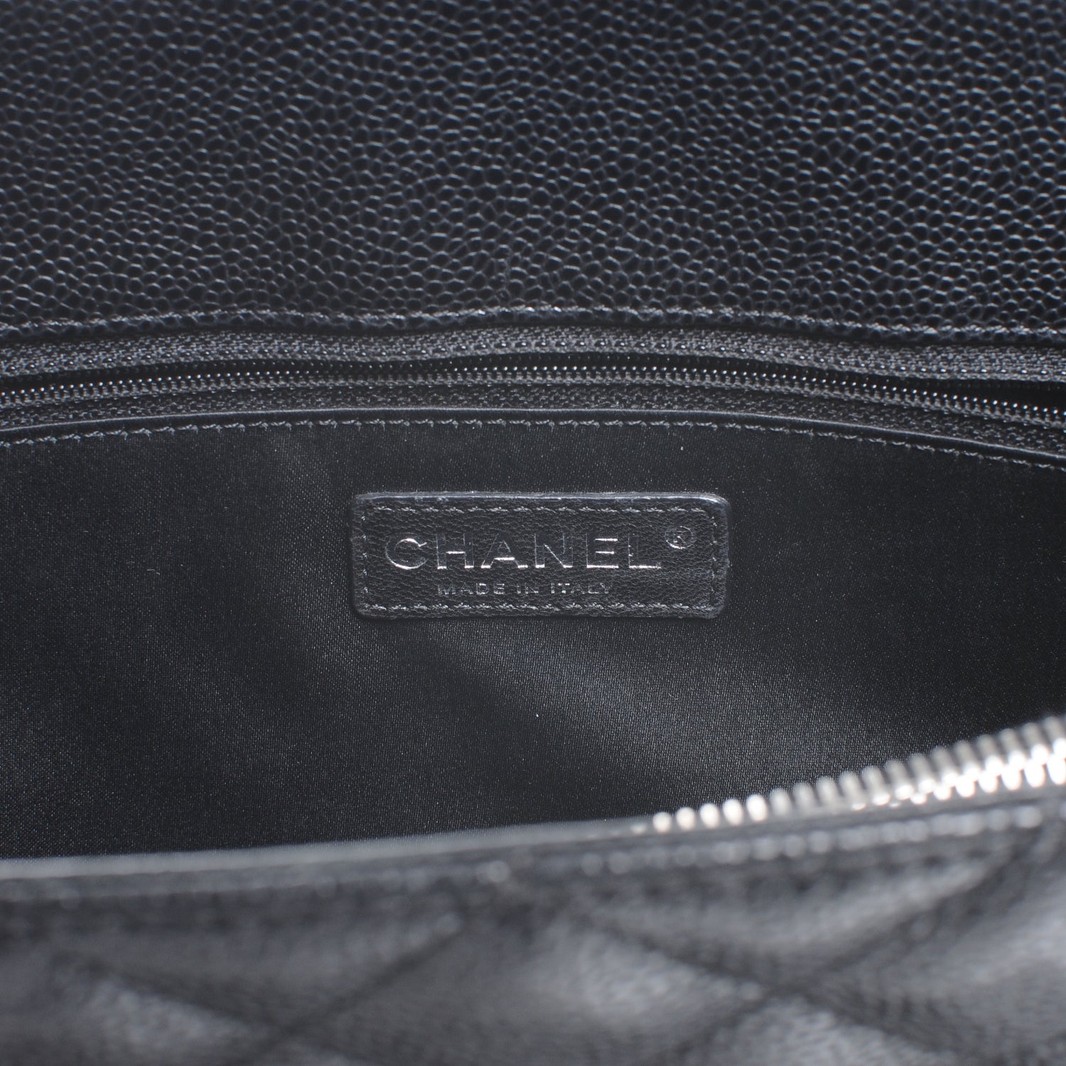 Chanel Caviar Quilted Grand Shopping Tote GST Black 5 of 7