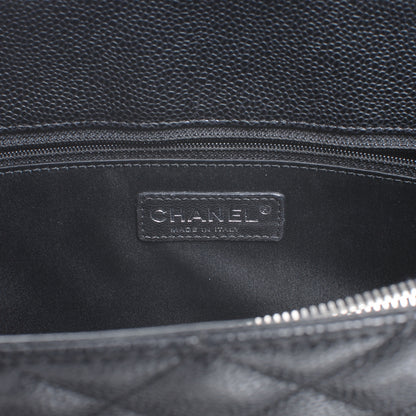 Chanel Caviar Quilted Grand Shopping Tote GST Black 5 of 7