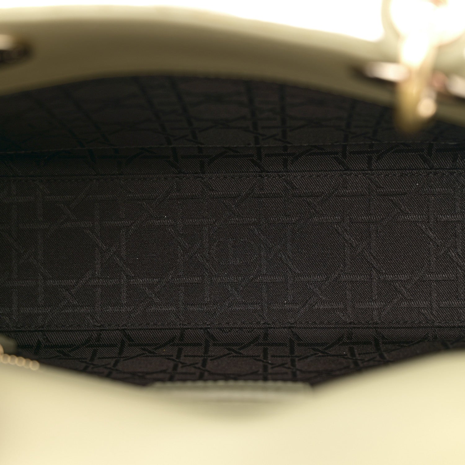 Christian Dior Lambskin Cannage Small My ABCDior Lady Dior Peyote Green 5 of 11