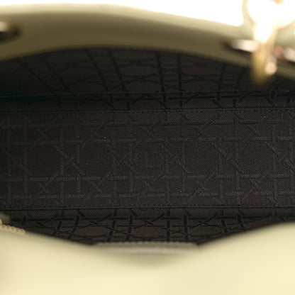 Christian Dior Lambskin Cannage Small My ABCDior Lady Dior Peyote Green 5 of 11