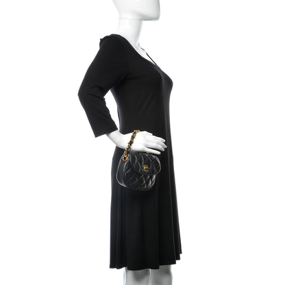 Chanel Lambskin Quilted Extra Mini Flap Black 2 of 8