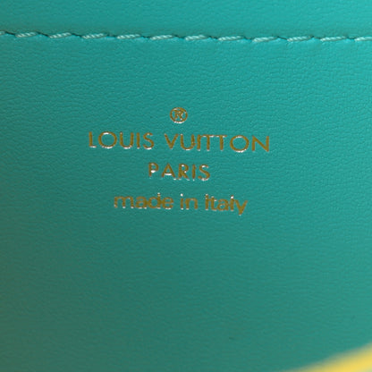 Louis Vuitton Lambskin Embossed Monogram Vuittamins Pochette Coussin Menthe Jaune 6 of 10