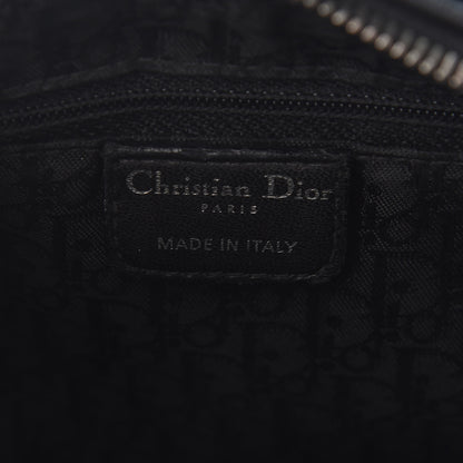 Christian Dior Patent Cannage Stitched Medium Lady Dior Black 6 of 9