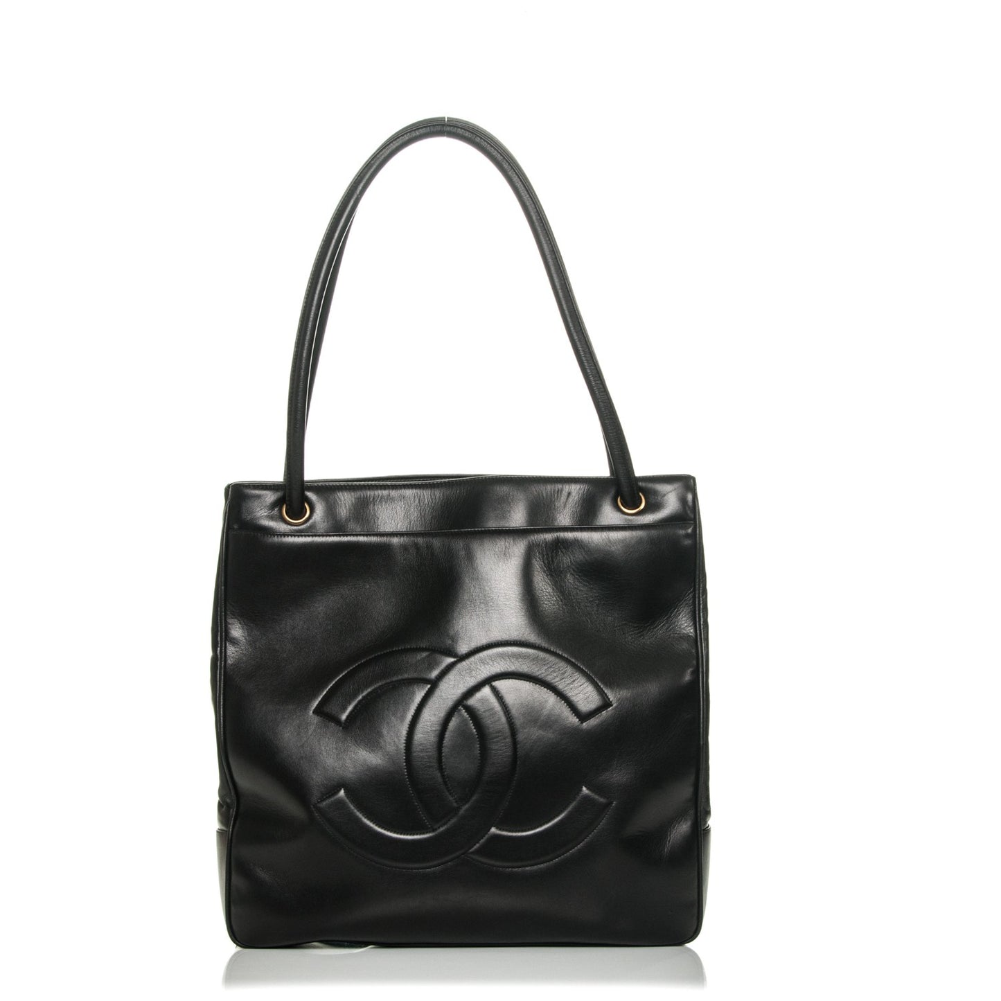 Lambskin CC Tote Black