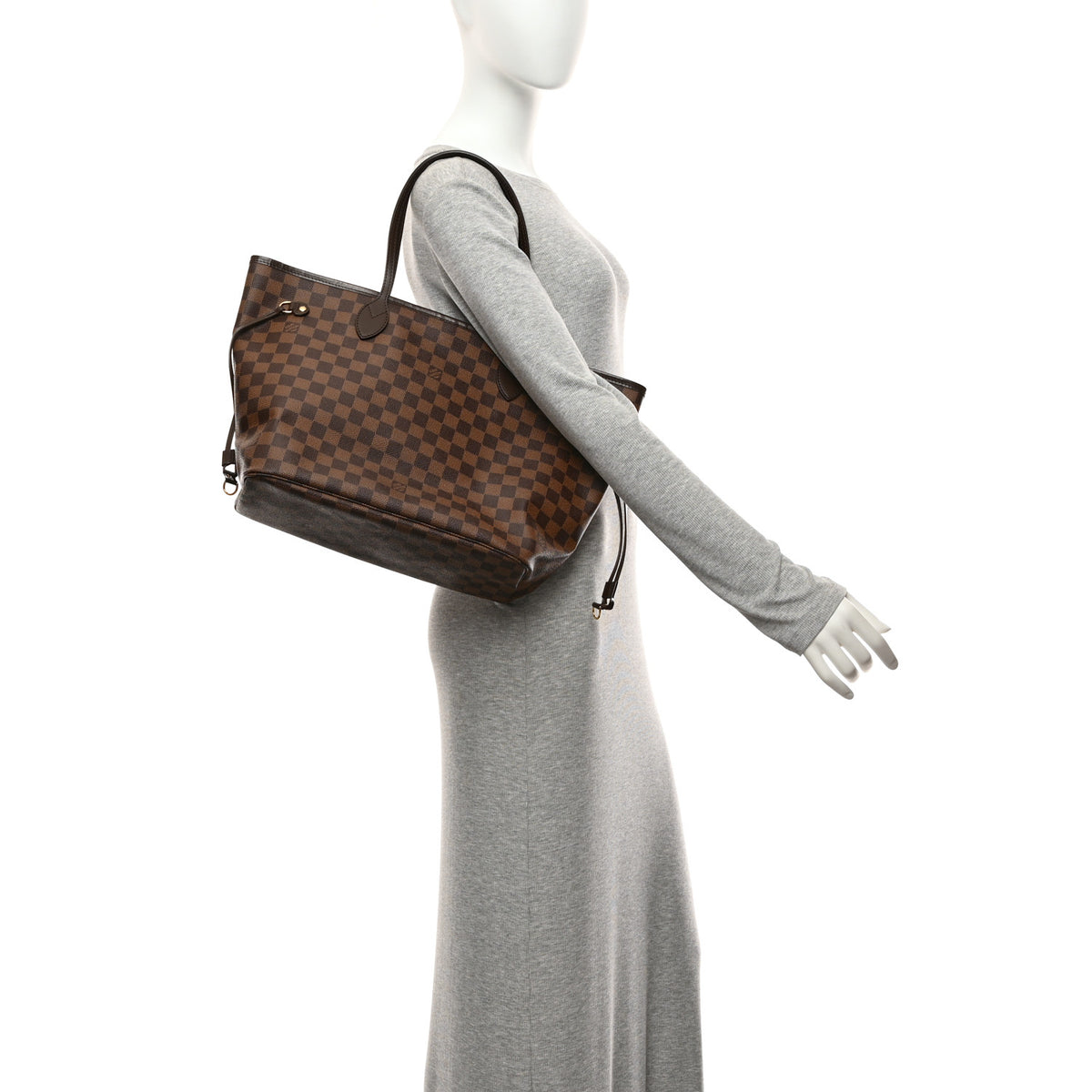 Louis Vuitton Damier Ebene Neverfull MM 2 of 10
