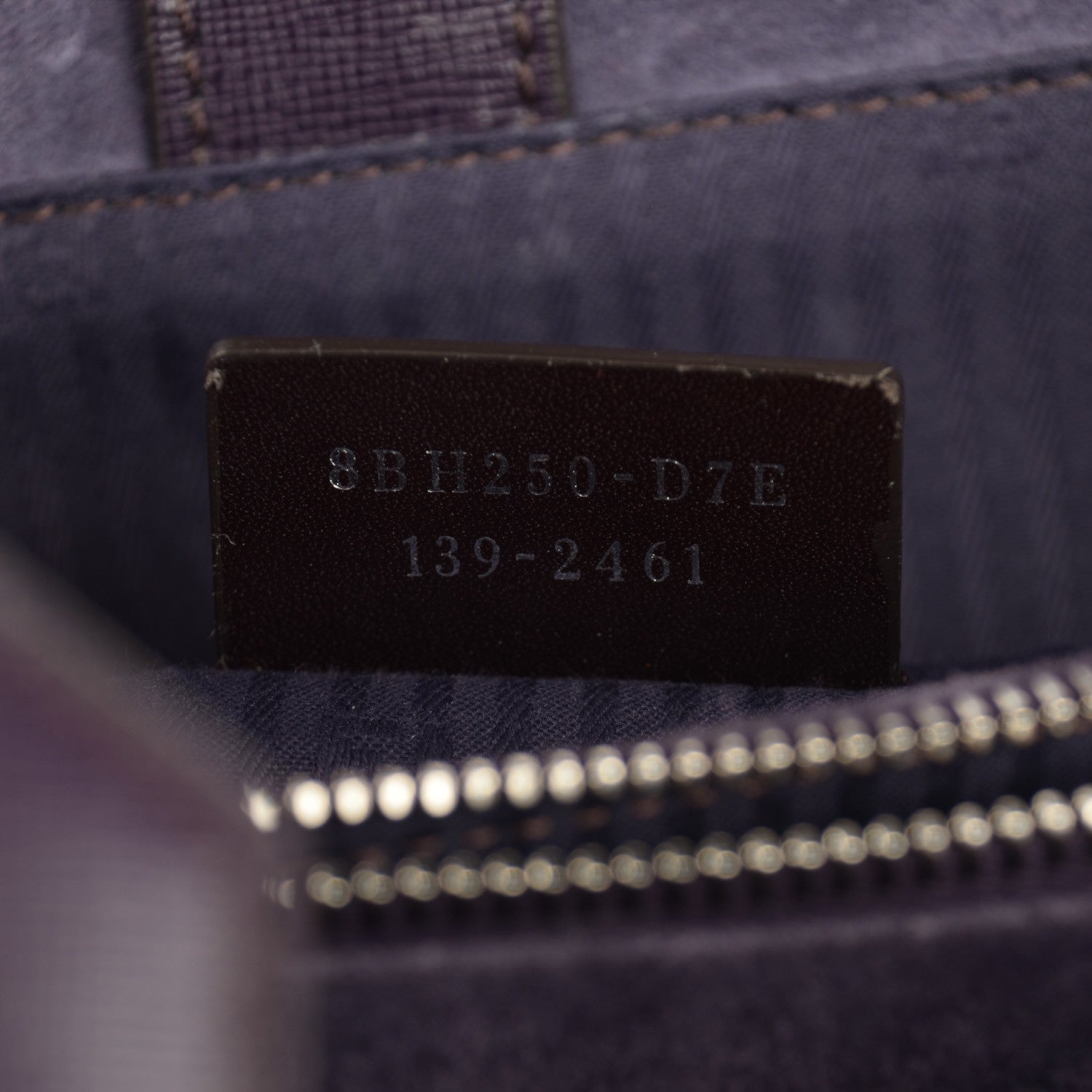 Fendi Vitello Elite Regular 2Jours Tote Ametista 7 of 8