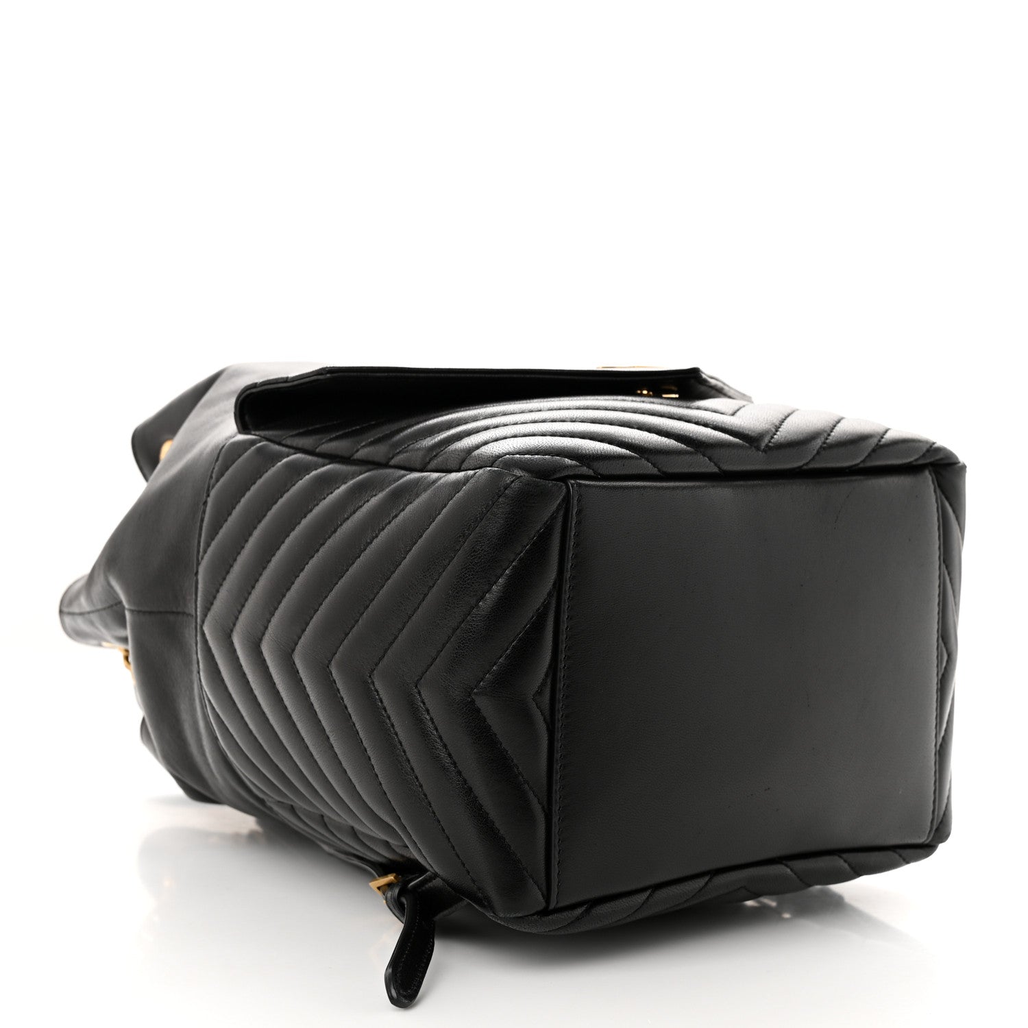 Saint Laurent Lambskin Matelasse Monogram Joe Backpack Black 4 of 11