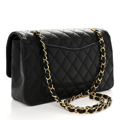 Chanel Caviar Quilted Medium Double Flap Black 3 of 10