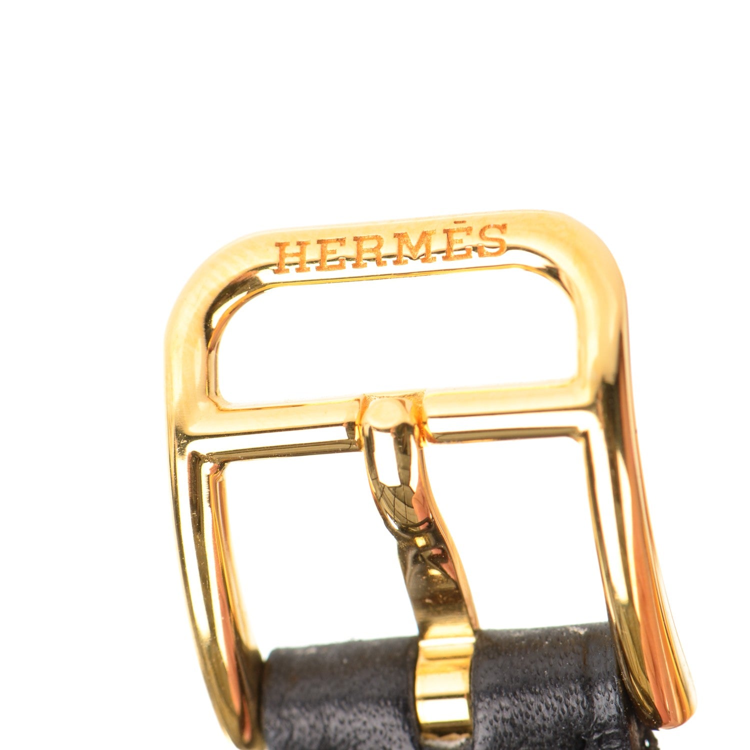 Hermes Stainless Steel Barenia 20mm Kelly Cadena Double Tour Quartz Watch Noir 10 of 10