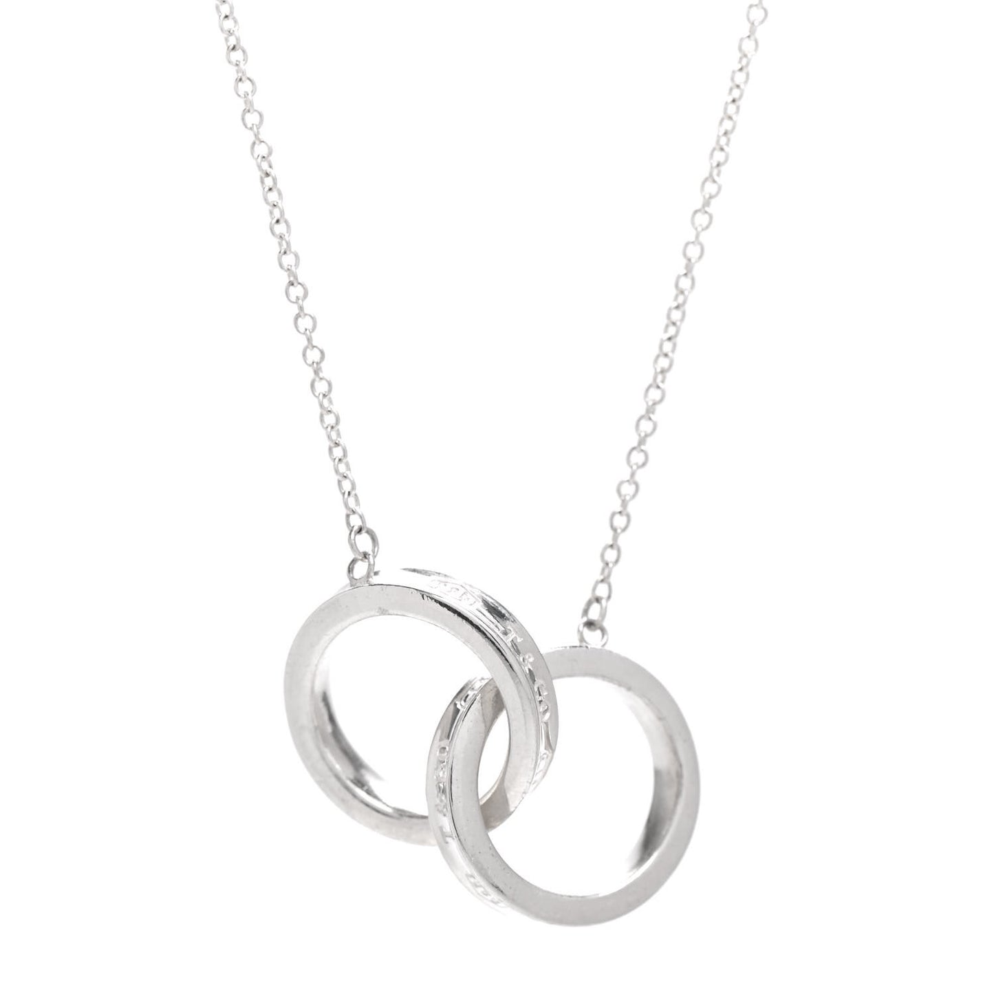 Sterling Silver 1837 Interlocking Circles Pendant Necklace