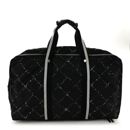 Chanel Nylon Large Travel Duffle Bag Black 1 of 10