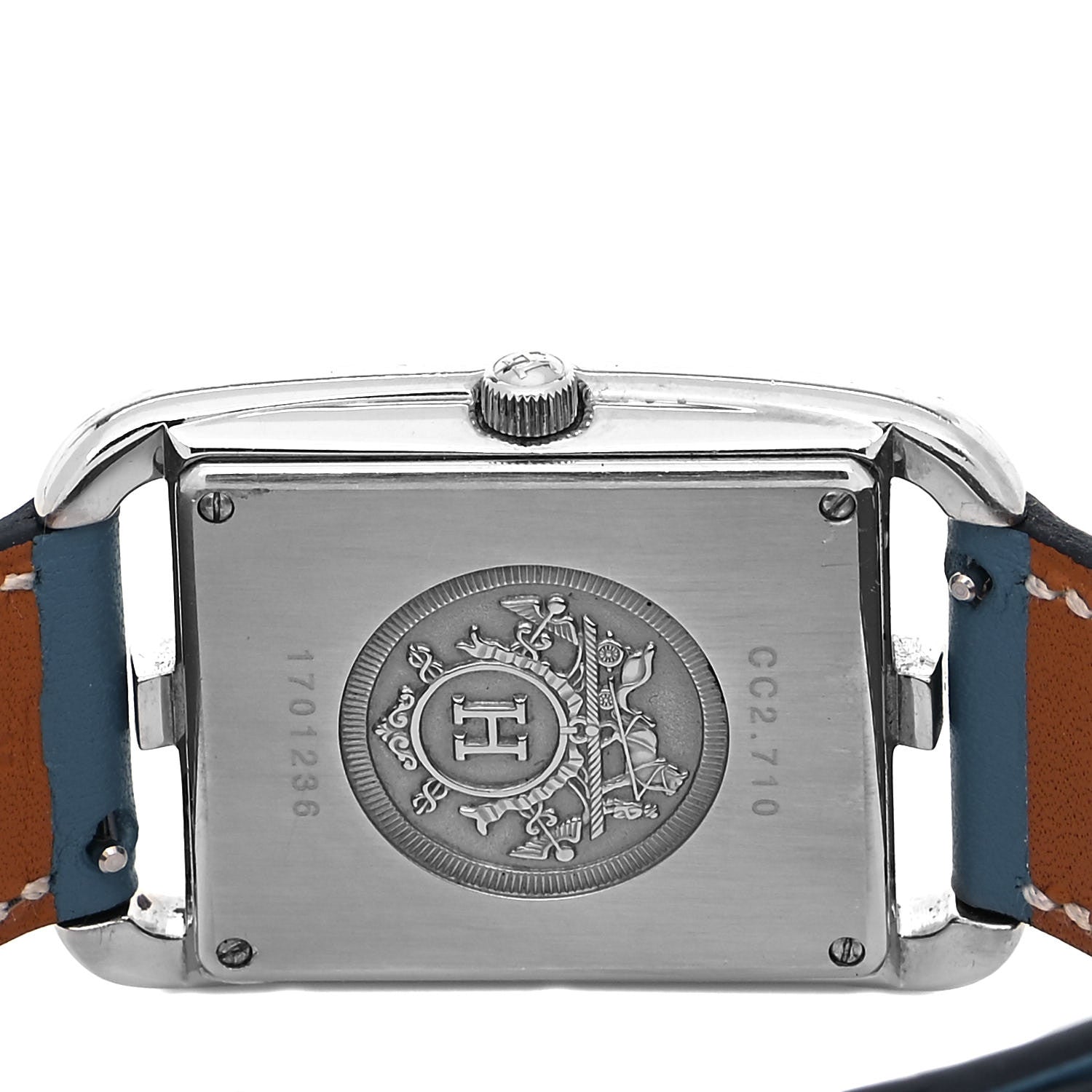 Hermes Stainless Steel Swift 29mm Cape Cod Quartz Watch Blue Jean 4 of 4