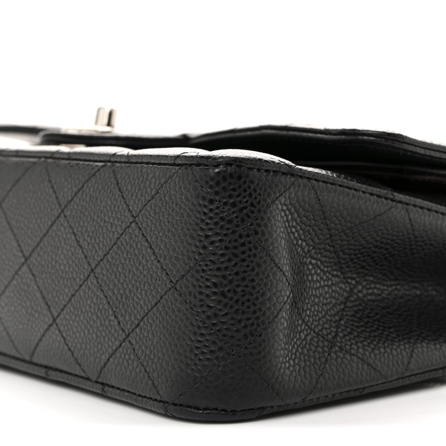 Chanel Caviar Quilted Medium Double Flap Black 10 of 11