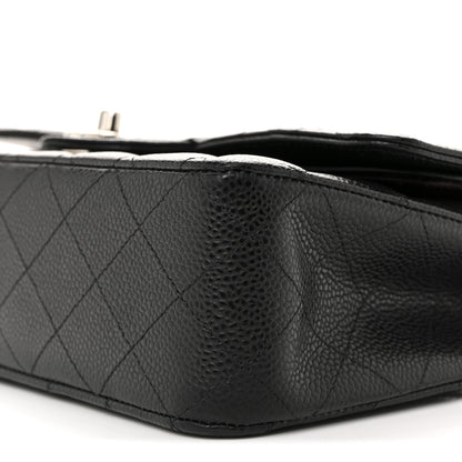 Chanel Caviar Quilted Medium Double Flap Black 10 of 11