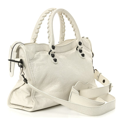 Balenciaga Agneau Classic Hardware S City White 3 of 11