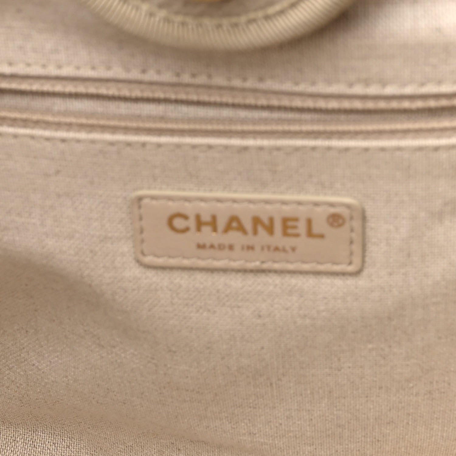 Chanel Mixed Fibers Small Deauville Tote Beige Black 7 of 11