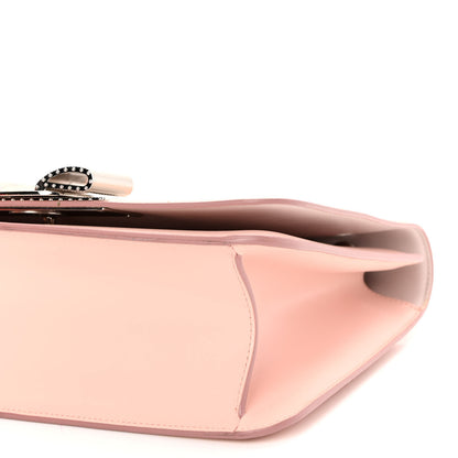 Salvatore Ferragamo Smooth Calfskin Vara Bow Chain Flap Crossbody Jasmine Flow Bonbon 8 of 8