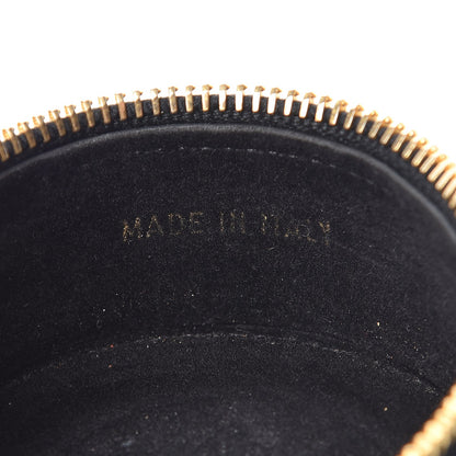 Chanel Caviar Round Jewelry Travel Case Black 7 of 11