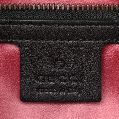 Gucci Velvet Matelasse Medium GG Marmont Shoulder Bag Black 6 of 10
