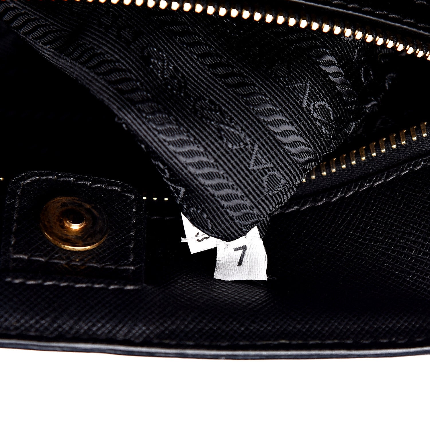 Prada Saffiano Lux Medium Tote Black 6 of 12