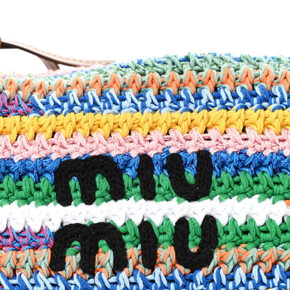Miu Miu Fabric Crochet Pouch Multicolor 8 of 10