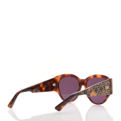 Christian Dior Acetate Lady Dior Studs 2 Sunglasses Tortoise 4 of 7