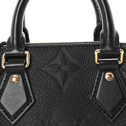 Louis Vuitton Empreinte Monogram Giant Speedy Bandouliere 20 Black 7 of 9
