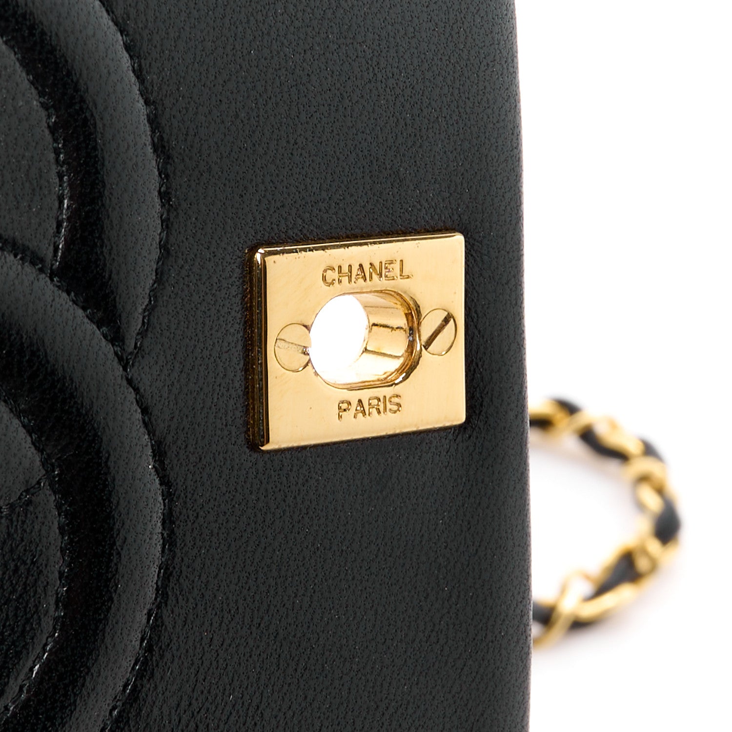 Chanel Lambskin Quilted Small Single Flap Black 7 of 12