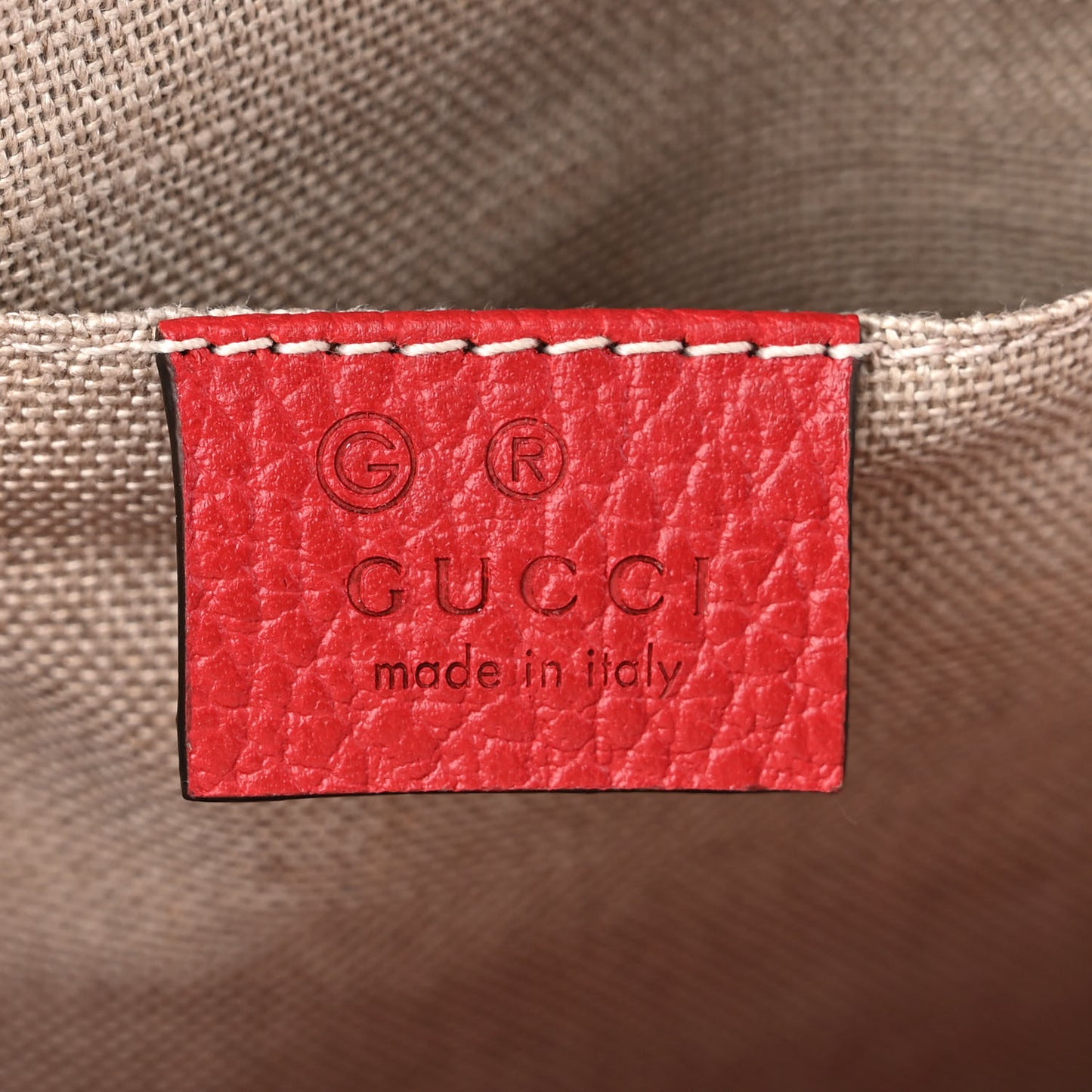 Monogram Mini Bree Messenger Bag Red