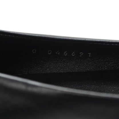 Chanel Lambskin Cap Toe CC Ankle Chain Ballerina Flats 36.5 Black 9 of 9