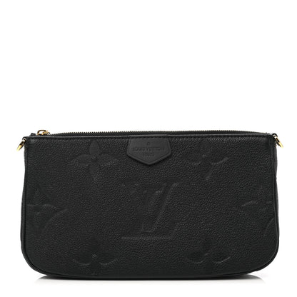 Louis Vuitton Empreinte Monogram Giant Multi Pochette Accessories Large Pochette Black 1 of 7