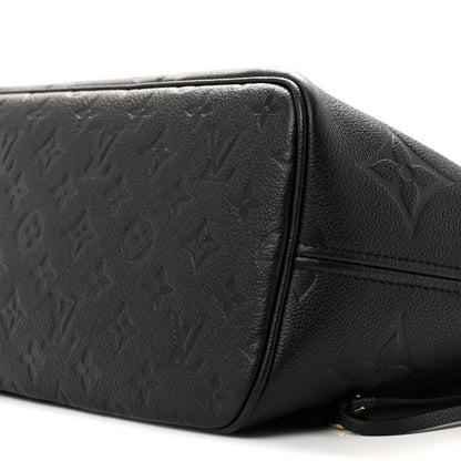 Louis Vuitton Empreinte Monogram Giant Neverfull MM Black 10 of 14