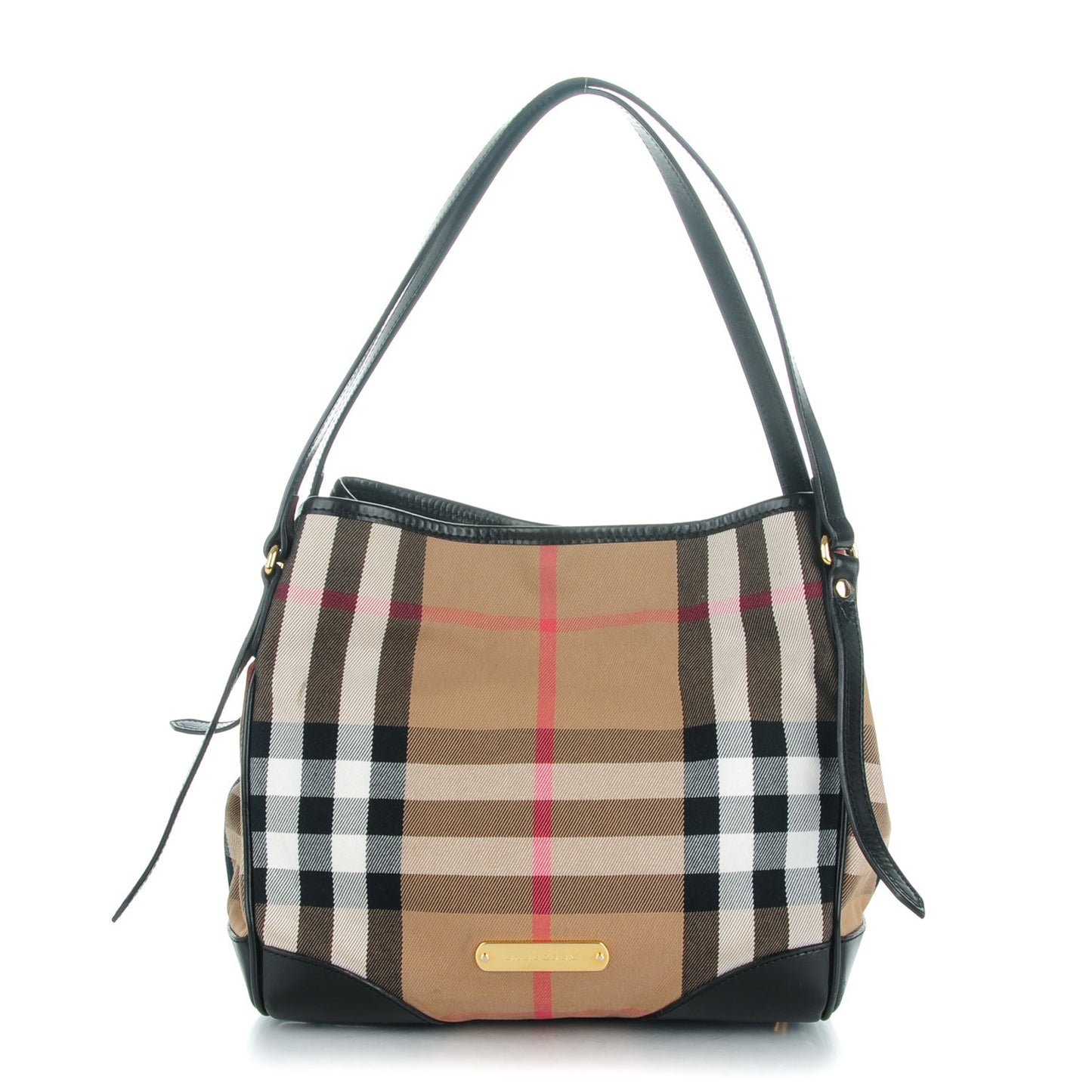House Check Small Canterbury Tote Black
