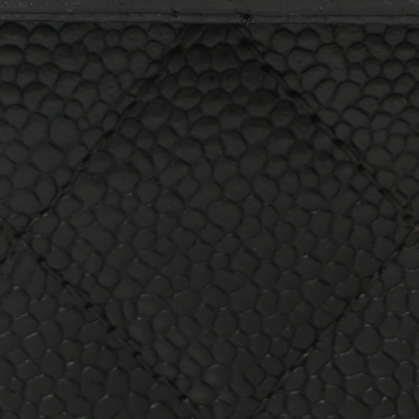 Caviar Quilted Square Wallet On Chain WOC Black