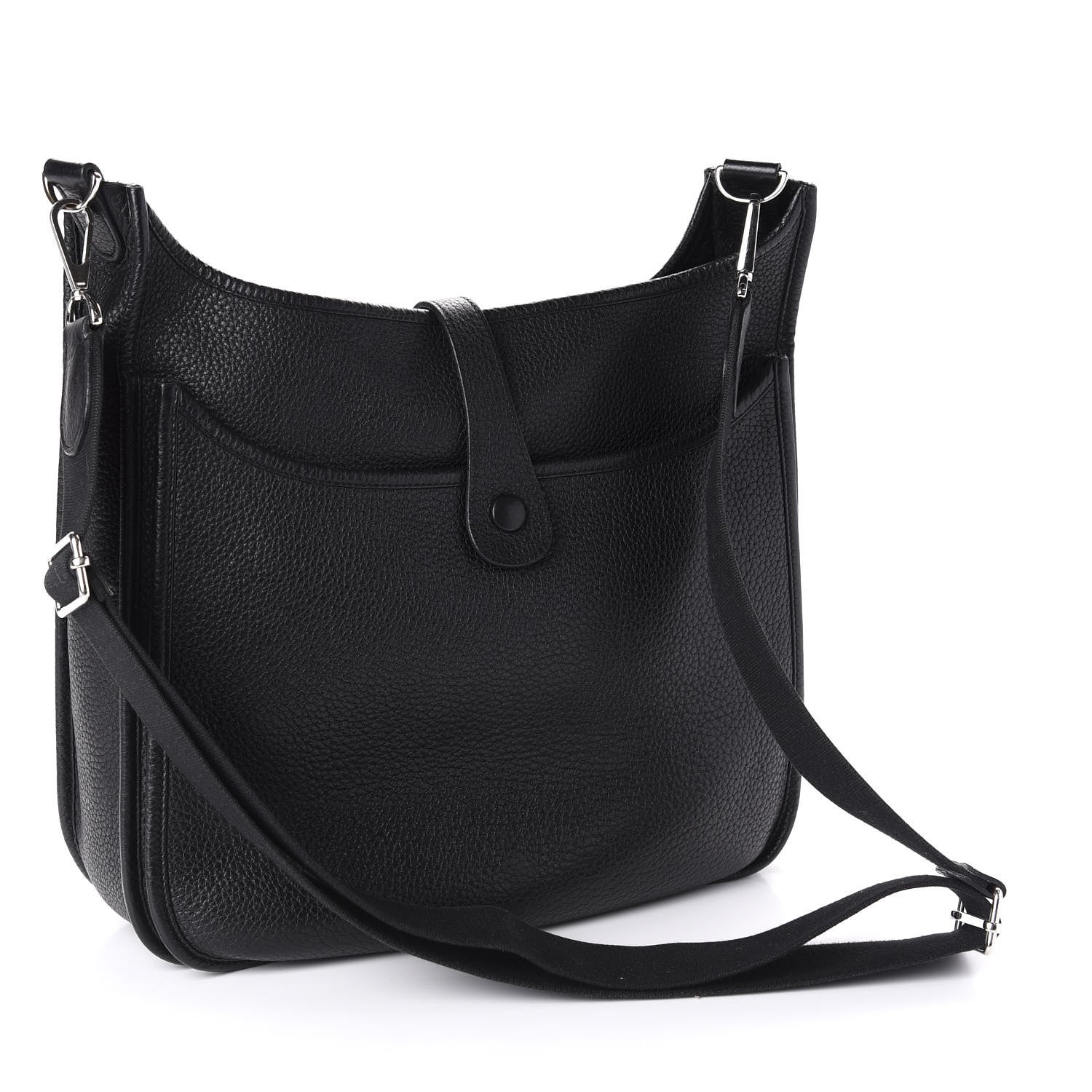 Hermes Taurillon Clemence Evelyne III GM Black 3 of 9