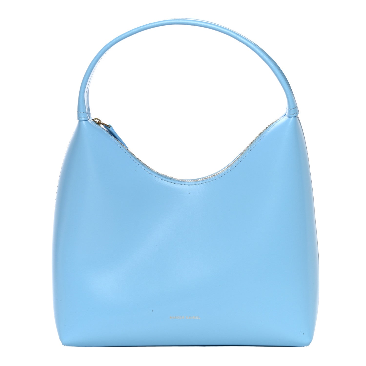 Mansur Gavriel Polished Calfskin Mini Candy Bag Light Blue 1 of 10