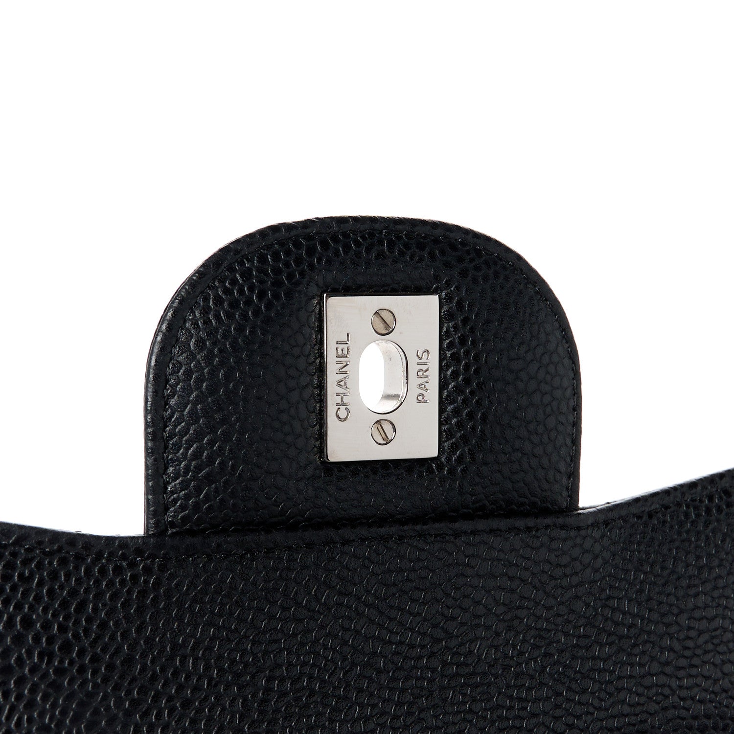Chanel Caviar Quilted Jumbo Double Flap Black 7 of 11