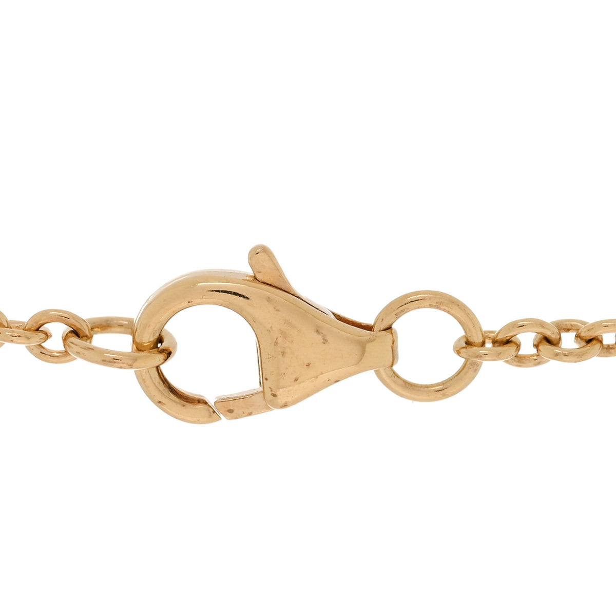 18K Yellow Gold Interlocking LOVE Necklace