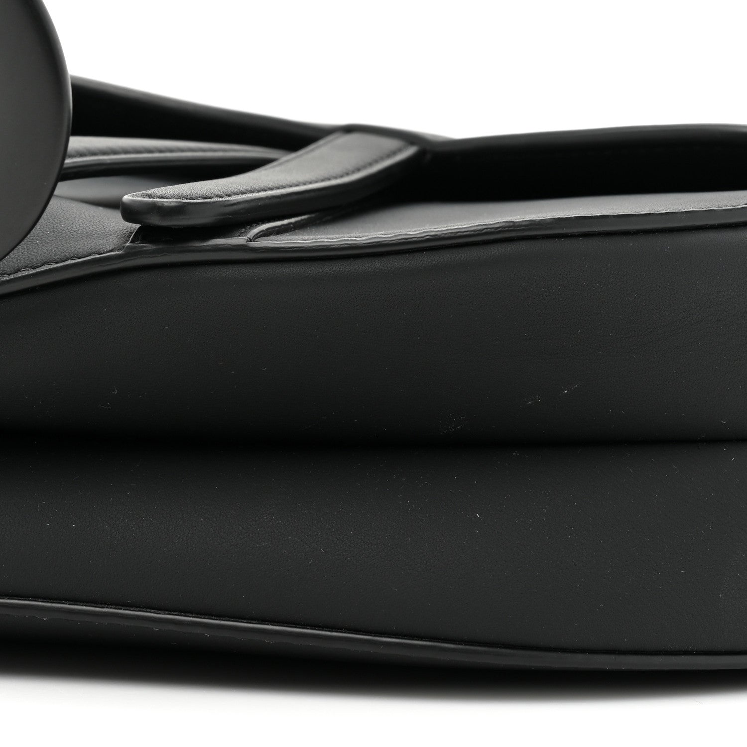 Christian Dior Ultra Matte Calfskin Saddle Bag Black 8 of 12