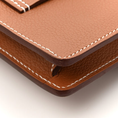 Hermes Evercolor Roulis Slim Wallet Gold 10 of 11