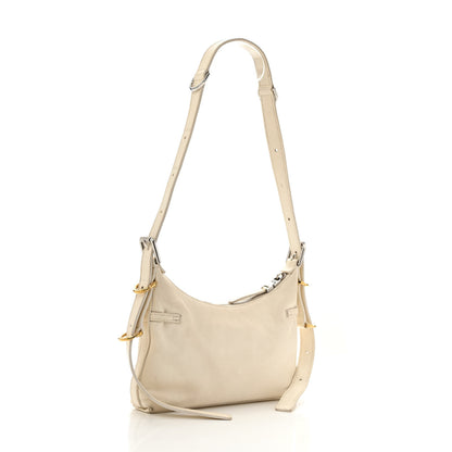 Givenchy Tumbled Calfskin Mini Voyou Boyfriend Party Bag White 3 of 13