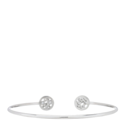 Tiffany 18K White Gold Diamond Cobblestone Wire Bracelet 2 of 3